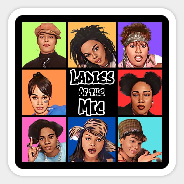 Ladies Of The Mic Sticker by M.I.M.P.